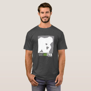 Ruhiges und starkes Logo-Shirt - Dunkelheit T-Shirt