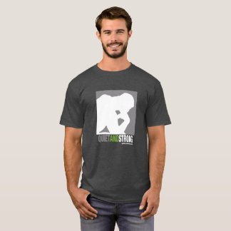 Ruhiges und starkes Logo-Shirt - Dunkelheit T-Shirt