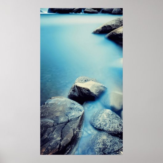 Ruhiges Wasser - Hintergrund Poster (Vorne)