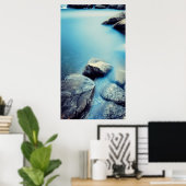 Ruhiges Wasser - Hintergrund Poster (Heimbüro)