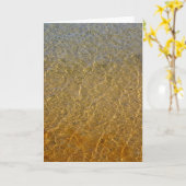 Ruhiges Wasser Karte (Gelbe Blume)