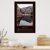 Ruhiges Wasser Poster (Küche)