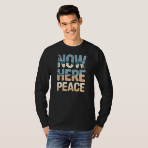 Ruhiges Wellen-Minimal-Mental-Wellness-T-Shirt T-Shirt