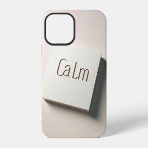 Ruhiges Zitat Minimalistisches Design - Sanfte Cre iPhone 12 Hülle