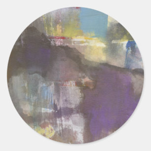 Ruhiges Zwischenspiel Runder Aufkleber