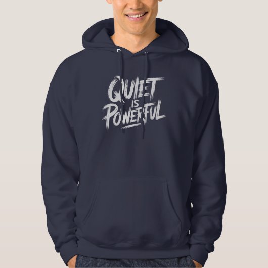 RÜHIGKEIT IST STARK HOODIE (Vorderseite)