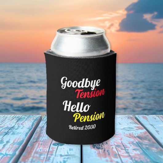 RuhJahr Auf Wiedersehen Tension Hallo Pension Gen Dosenkühler