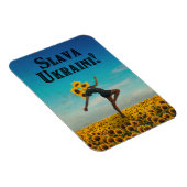 Ruhm an die Ukraine! Slava Ukraini! Magnet (Rechte Seite)