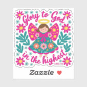 Ruhm an Gott Sticker (Blatt)