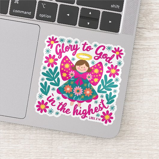 Ruhm an Gott Sticker (Detail)