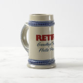 Ruhm: Auf Wiedersehen Tension Hallo Pension Bierglas (Vorderseite Links)