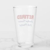 Ruhm: Auf Wiedersehen Tension Hallo Pension! Glas (Rückseite)