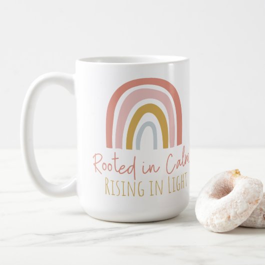 Ruhm, Aufstieg im Licht Inspiration Tasse (Mit Donut)
