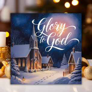 Ruhm der Kirche Gottes Szene religiöse Weihnachten