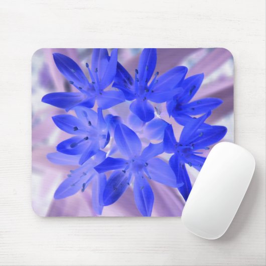 Ruhm der schneebedeckten blauen Mousepad (Mit Mouse)