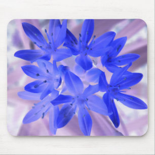 Ruhm der schneebedeckten blauen Mousepad