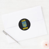 Ruhm der Ukraine 1 Runder Aufkleber (Umschlag)