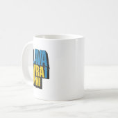 Ruhm der Ukraine Grafik Kaffeetasse (Vorderseite Links)
