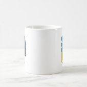 Ruhm der Ukraine Grafik Kaffeetasse (Mittel)