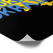 Ruhm der Ukraine Slava Ukraini Poster (Ecke)