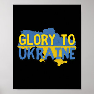 Ruhm der Ukraine Slava Ukraini Poster