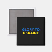Ruhm der Ukraine - Slawa Ukrajini Magnet (Vorderseite/Rückseite)