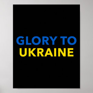 Ruhm der Ukraine - Slawa Ukrajini Poster