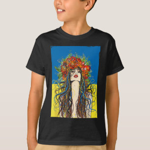 Ruhm der Ukraine Ukraine Blumen Ukrainisch Patriot T-Shirt