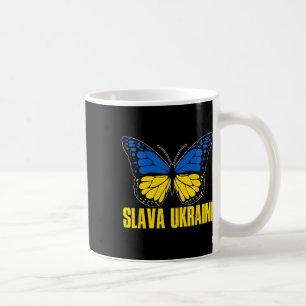 Ruhm der Ukraine Unterstütze Ukraine Retro Ukraini Kaffeetasse