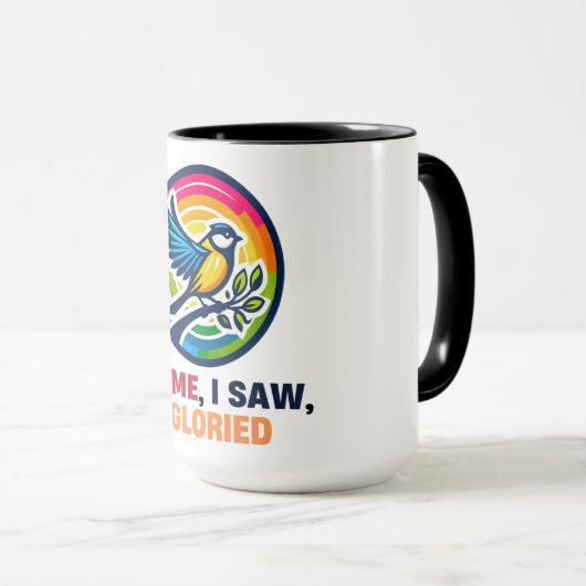 Ruhm des großen Tit-Bird Tasse (VorderseiteRechts)