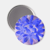 Ruhm des schneebedeckenden blauen Magneten Magnet (Vorderseite/Rückseite)