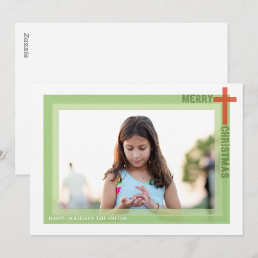 Ruhm Feiertagskarte (Vorne/Hinten)