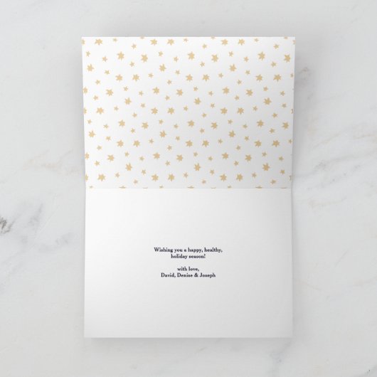 Ruhm Feiertagskarte (Innenseite)