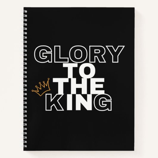 Ruhm für das King-Notebook Notizblock (Vorderseite)