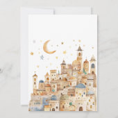 Ruhm für das neue Geborene Weihnachtsfest der Krip Einladung (Rückseite)