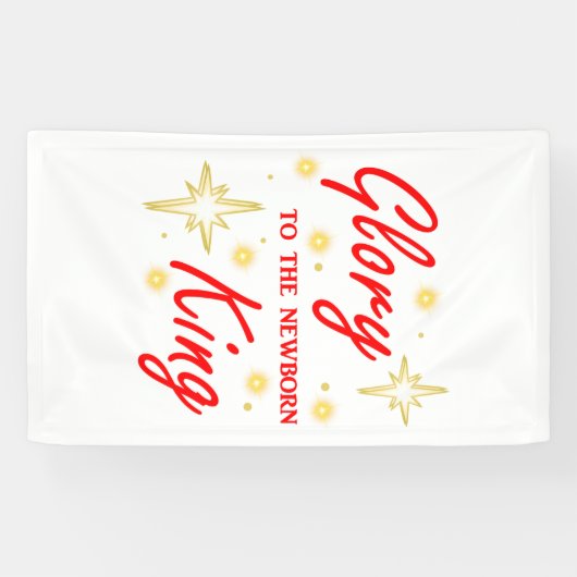 Ruhm für den neugeborenen König Banner (Horizontal)