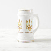 Ruhm für den Sieg der Ukraine Bierglas (VorderseiteRechts)
