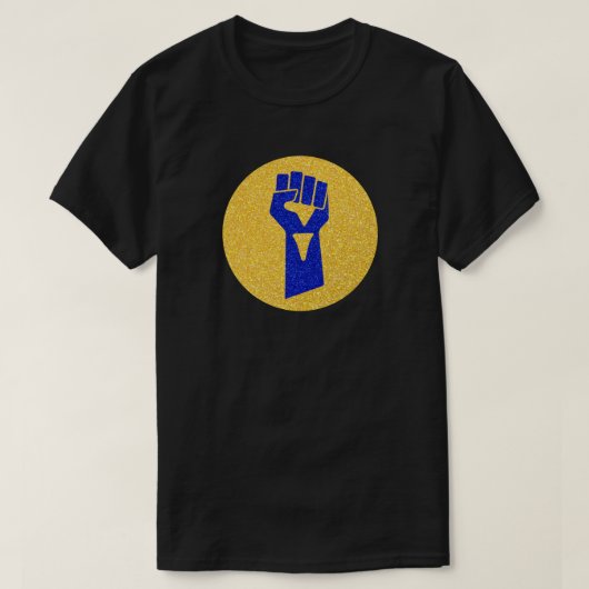 Ruhm für den T - Shirt des Glitzer in der Ukraine (Design vorne)