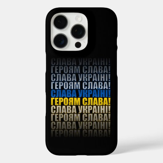 Ruhm für die Ukraine, Ruhm für die Helden Case-Mate iPhone Hülle (Rückseite)
