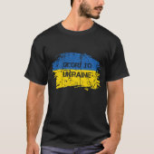 Ruhm für die ukrainische Flagge T-Shirt (Vorderseite)