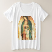 Ruhm für Guadalupe Große Größe T-Shirt (Design vorne)