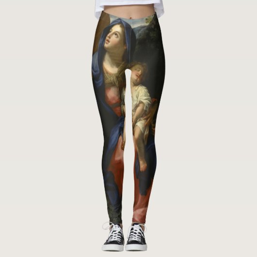Ruhm für Jesus und Maria Leggings (Vorderseite)