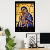 Ruhm für Jesus und Maria Poster (Heimbüro)