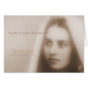 Ruhm für Saint Bernadette