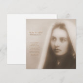 Ruhm für Saint Bernadette Feiertagskarte (Vorne/Hinten)