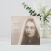 Ruhm für Saint Bernadette Feiertagskarte (Stehend Vorderseite)