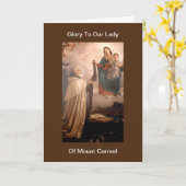 Ruhm für unsere Dame des Berges Carmel Karte (Gelbe Blume)