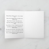 Ruhm für unsere Dame des Berges Carmel Karte (Innenseite)