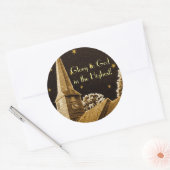 Ruhm Gott im Höchsten! Runder Aufkleber (Umschlag)