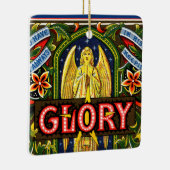Ruhm Gott in den Höchsten... Quadrat Keramikornament (Rechts)